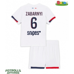 Paris Saint-Germain Illia Zabarnyi #6 Bortaställ Barn 2025-26 Kortärmad (+ Korta byxor)